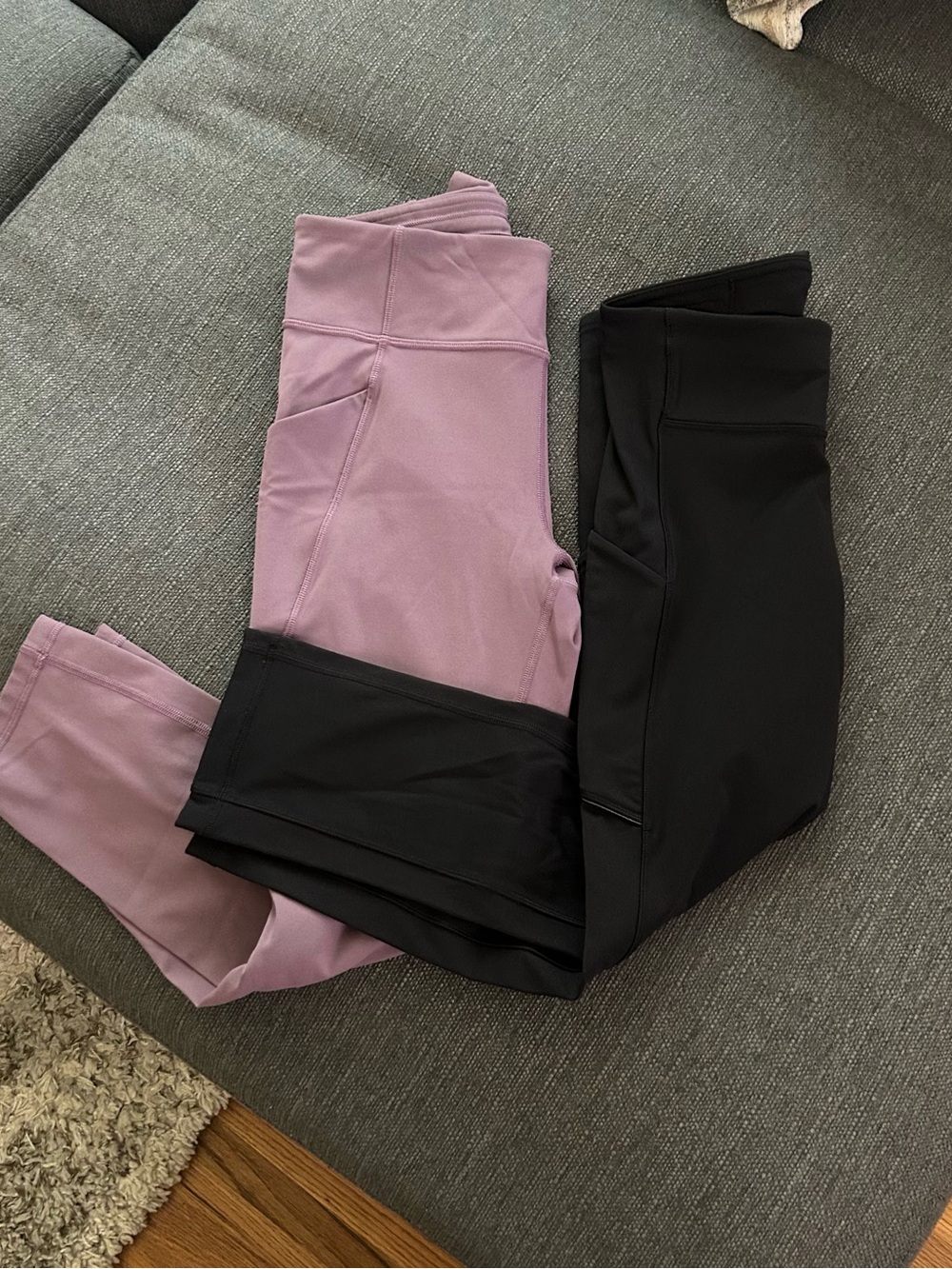 Lululemon Leggings - Lilac and Black